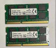 (淨1) Kingston SO-DIMM DDR3 1600 RAM LV 8GB (單條) (KVR16LS11/8G). (1.35V Low Voltage)