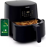 Philips Domestic Appliances 6.2L Airfryer XL (Essential) Connected HD9280/91 - Rapid Air, Quick Clean Basket, HomeID Recipe App, Black