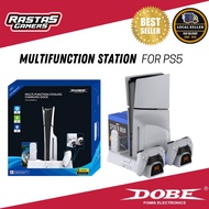 DOBE PS5 FAT / SLIM ( LED ) Multifunction Cooling Stand Console Cooling fan Vertical Stand PS5 Contr