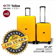 SAMEL 2 IN 1 SET FGD 343 JAPANESE CONCEPT WARENAI PP LUGGAGE 20'' + 28''