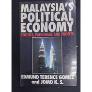 Malaysia's political economy : politics, patronage and profots- Edmund Terence Gomez & Jomo K. S