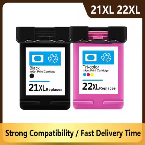 21 21XL 22 22XL Compatible Ink Cartridge For HP21 For HP22 For HP Deskjet D1468 D1520 D1420 D1560 F2