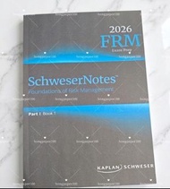 包順豐 2026  FRM Kaplan Part 1 / 2  Schweser Notes