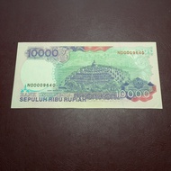 seperti 1 huruf N 10000 rupiah uang kertas kuno tahun 1992 imp 1993
