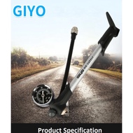 Giyo Foldable Shock Pump with Lever & Gauge Fork Pump Suspension Pump