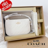 SET กระเป๋า Coach Boxed Nolita 15 In Signature Leather