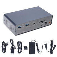 KVM Switcher Dock Supports 4K120Hz Double Displays And 10Gbps Data Transfer KVM Switcher for Laptop 