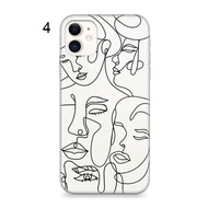 Case Abstrak Garis Wajah Casing HP Ready Semua Tipe Bisa Custom