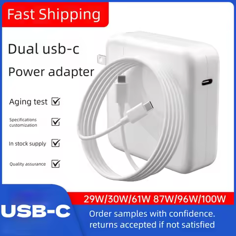 61W 87W 96W 118W USB-C Laptop Power Adapter Type-C PD Charger For Macbook 13 15-inch A1706 A1707 A17
