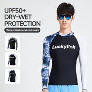 Luckyfish Men's jellyfish suits High UV protection index, quick-drying feature M12020