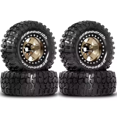 1.9'' Rock Crawler Tires and Wheel OD 95mm/3.74'' (4PCS) For 1/12 RC Crawler MJX H12Y+ H12P Upgrade 