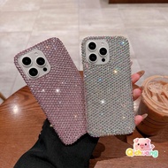 Glitter Solid Color Full Rhinestone Case For OPPO F31 Pro Plus F7 F29 F27 F25 F23 F21 F21S F19S F19 
