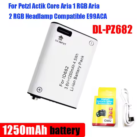 3.6V 1250mAh BATTERY For Petzl Actik Core DL-PZ682 E99ACA Headlamp