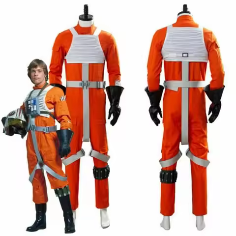 Starwars X-WING Rebel Pilot Cosplay Costume Jumpsuit Uniform Outfit set