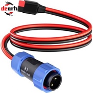 Waterproof 2 Pin Aviation to PV Cable 12AWG 12V 30A 1m for EP500 Pro and Similar
