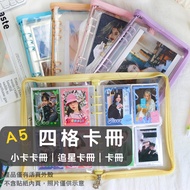 Next Day With Four-Grid Card Book Inner-Leaf Loose-Leaf A5 Binder A5 Polaroid Photo Transparent