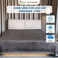 [BUY 3 GET 1 FREE]BCOM premium fleece blanket made in America, 4-season L1 blanket, light, no fluff,