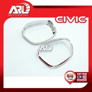Honda Civic FE FL 11th Side Mirror Chrome Frame Trim For Civic (2022-2025) ARL Motorsport Car Access