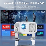 QIAOLET K1 Proyektor Mini 8000 Lumens Proyektor Android 1080P Andorid 11.0 Smart Proyektor