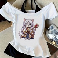 Cropped Top - Women's Graphic Tee | Harajuku Gyaru Fashion