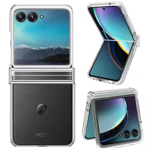 Transparent Phone Case for Motorola Razr 50 40 Ultra Motorola Razr 50 40 2026 Hard Shell Clear PC Hi