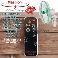 Original Maspion Remote Kipas Angin Mwf-4001 Original Remot Dinding