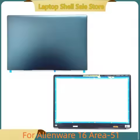 New Laptop For Alienware 16 Area-51 Rear Lid Lcd Back Cover Top Case 098VPD 0R5C6Y/Lcd Front Bezel 0