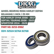 Harley Motorcycle Wheel Bearing Front Rear 1 Inch 0215-0962 Oem 9252A Special Price