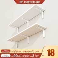 Floating Wall Mount Shelf Home Living 40cm/60/cm/80cm/100cm Rak Hiasan Dinding Wall Rack Floating Wa