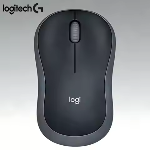 Logitech M185/M220 Multi-speed cycling DPI gaming mouse, wide design, anti-slip and sweat-proof feat