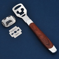 Pedicure Tool , Stainlee Steel Callus Remover, Callus Shaver, Foot File, Wood Handle Callus Shaver, 
