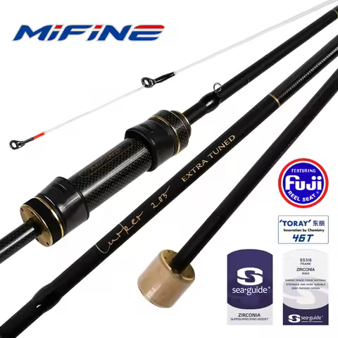 MIFINE LURKER Spinning Rod Tubular&Solid Tip TORAY 46T Carbon 3g/5g/8g 1.85M/1.93M/1.96M/2.05M/2.15M