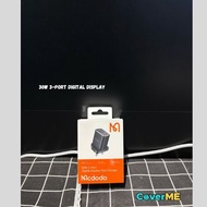 McDodo 30W 3-Port Digital Display Fast Charger
