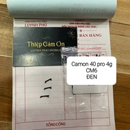 Tecno camon 40 pro 4g/CM6 volume power plastic button