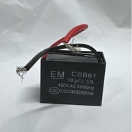 FAN CAPACITOR CONDENSOR 10UF 10 UF 450V 450 V