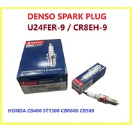 DENSO SPARK PLUG U24FER9 CR8EH-9 (1PC) HONDA CB400 ST1300 CBR600 CB500 ND-U24FER-9