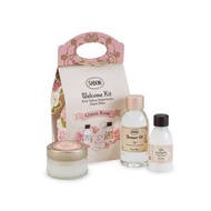 SABON - 身體護理沐浴油磨砂膏三件套綠玫瑰禮盒(沐浴油100ml/ 磨砂膏60g/ 身體乳50ml)[平行進口]