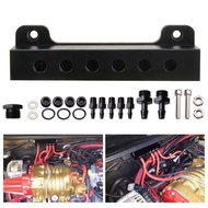 1/8" NPT 6 Ports Vacuum Manifold Kit For Boost Controler,Map Sensor,Fuel Pressure Regulator,Boost Ga