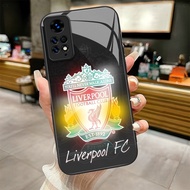 Liverpool FC (03) design Tempered Glass Phone Case Cover For POCO F3 F4 F5 M5 M6 4G X3 X4 GT X5 X6 X