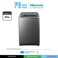 (COURIER SERVICE) HISENSE WTHX1701T WTHX2001S 17KG-20KG TOP LOAD FULLY AUTO WASHER / WASHING MACHINE