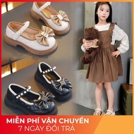 HOT 2025 soft leather bow doll shoes code xd-850 Guangzhou high quality for girls from 2 years old t