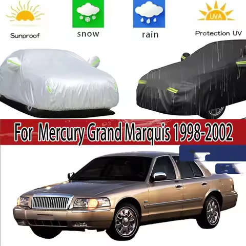 For Mercury Grand Marquis 1998-2002 Full Car Covers Outdoor Sun Anti UV Rain Snow Dust Protection Ox