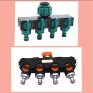 Garden Hose Splitter 4 Way Plastic Tap