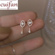 Earings silver 925 italy Full Diamond Zircon Birthstone Earrings hikaw for women and kids hypoallerg