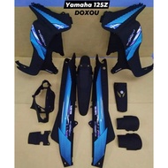 yamaha 125z / 125zr coverset & sticker doxou custom matt black HLD original