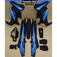 yamaha 125z / 125zr coverset &amp; sticker doxou custom matt black HLD original