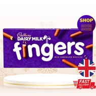 Cadbury Dairy Milk Chocolate Fingers Biscuits Bar 110Gram ~ Imported from Cadbury UK