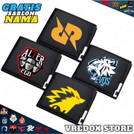 CHILDREN'S AND ADULT'S WALLET WITH ESPORTS TEAM IMAGE ML PUBG VALORANT RRQ EVOS ONIC ALTER EGO BTR G