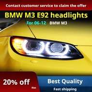 Car Headlights For BMW M3 E92 E93 2006-2012 330i 335i LED Head Lights DRL Turn Signal Lamp Projector