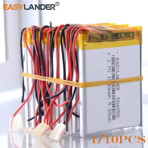 Silicone Wires 3.7V 1500mAh 504050 Rechargeable Lithium Li-ion Polymer Battery replacement navigator